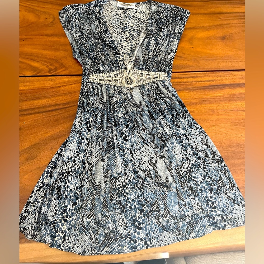 Mini leopard dress